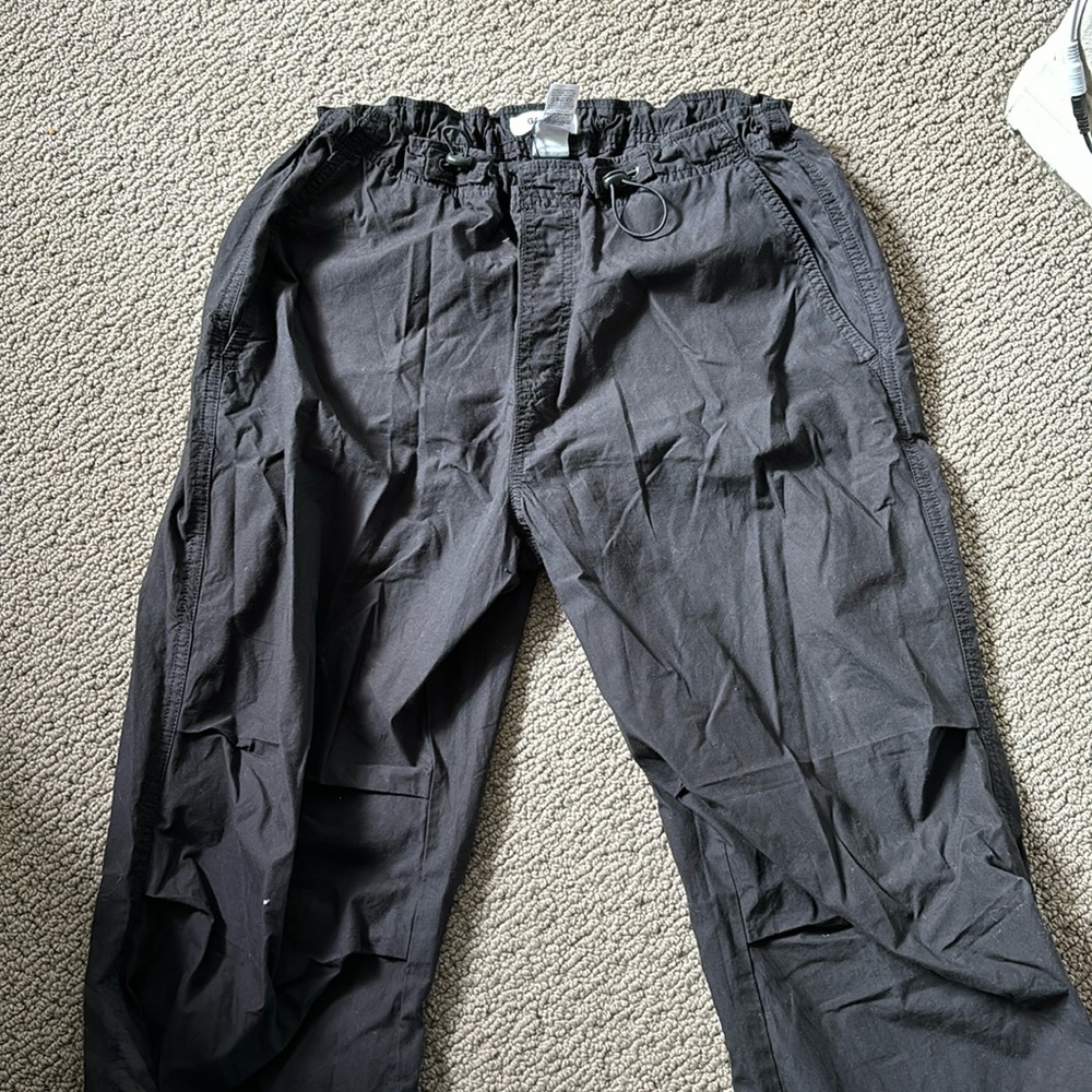 Garage Paxton parachute pants in Black